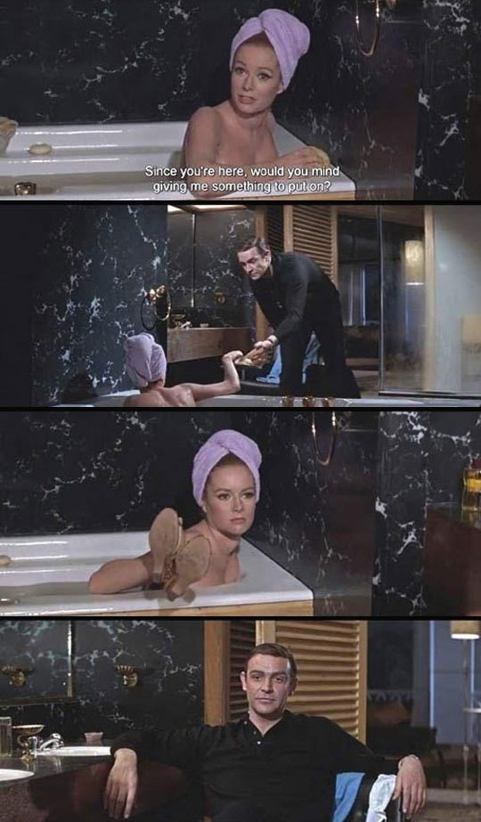 cool-James-Bond-girl-bath-shoes