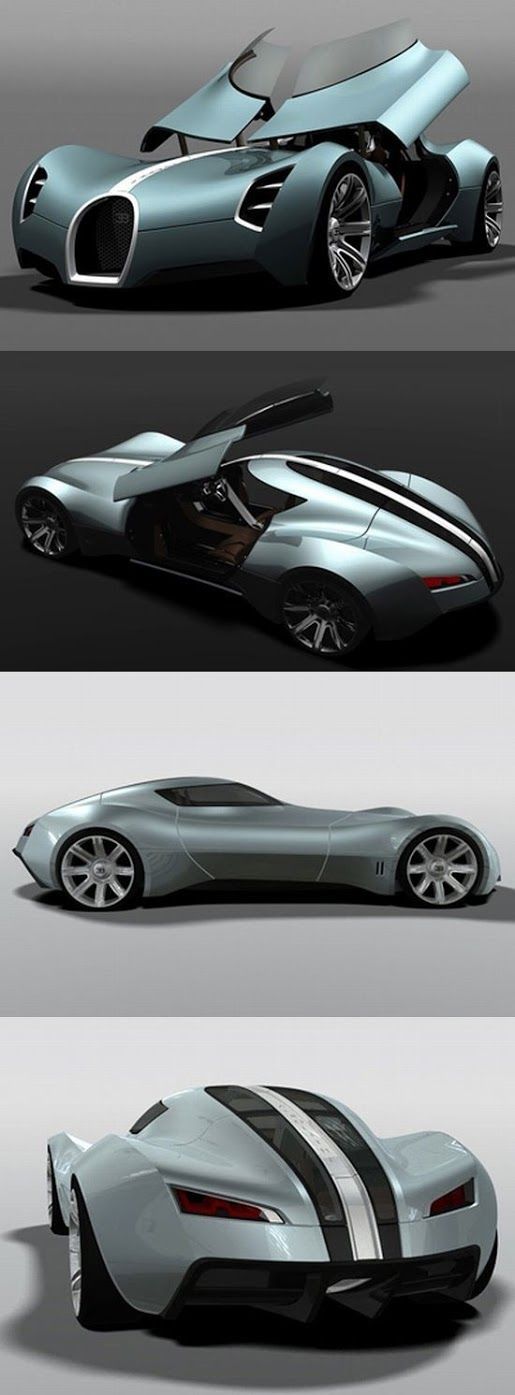pin Concept car Bugatti Aerolithe