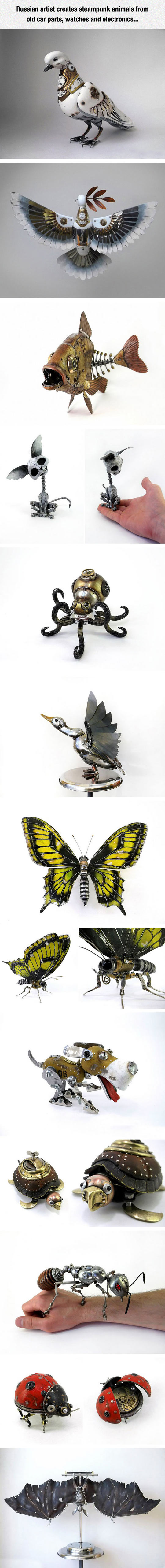 artist-steampunk-animals-dove-cat