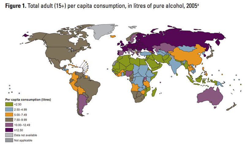 map-of-alocohol-consumption-around-the-world